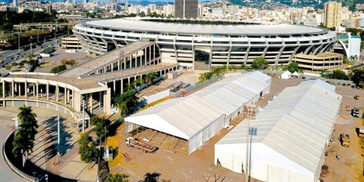 Río de Janeiro inaugura el hospital de campaña montado en el mítico Maracaná