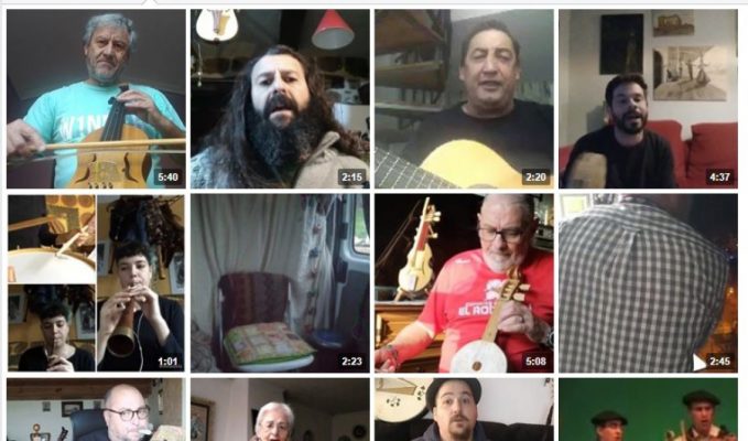 El folclore hispano se une para cantar desde casa contra el coronavirus