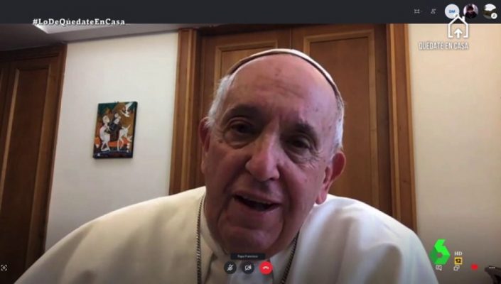 Francisco, un papa online