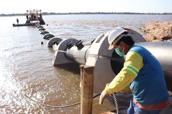 La primera planta de tratamiento de aguas residuales de Asunción está en su etapa final