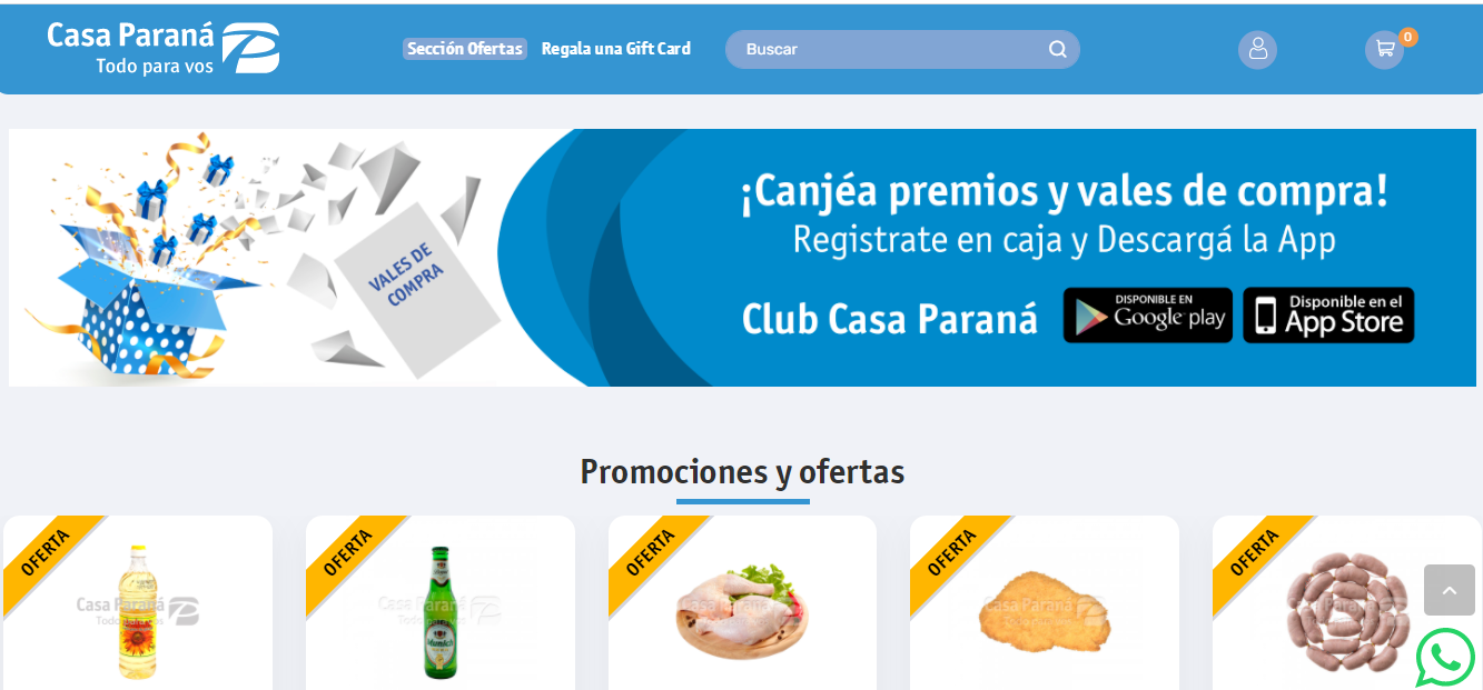 Casa Paraná lanza su página web