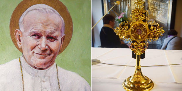 Roban en Italia una reliquia de san Juan Pablo II