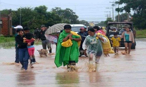 Fuertes lluvias dejan 19 muertos y más de 10.000 familias afectadas en Bolivia