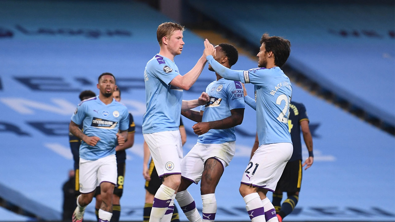 El Manchester City golea en su último test antes del Real Madrid