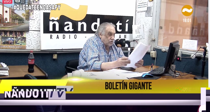 Don Humberto Rubin vuelve a la radio tras su operación y deleita a su audiencia con un poema