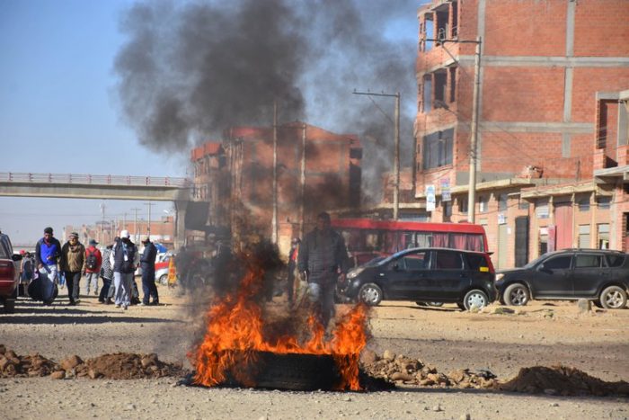 Las protestas se mantienen en Bolivia tras fracasar los intentos de diálogo