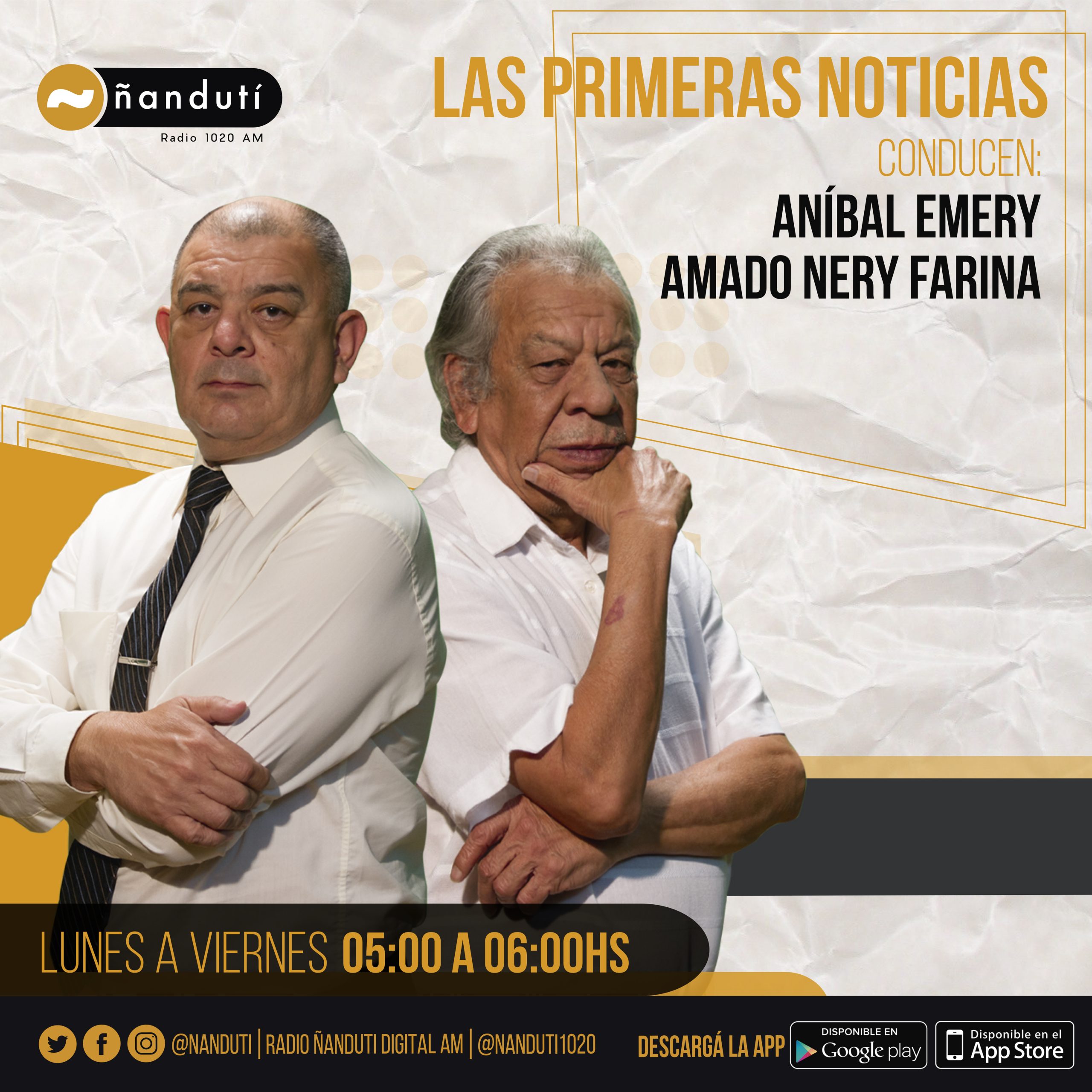 Las Primeras Noticias con Aníbal Emery y Amado Nery Farina