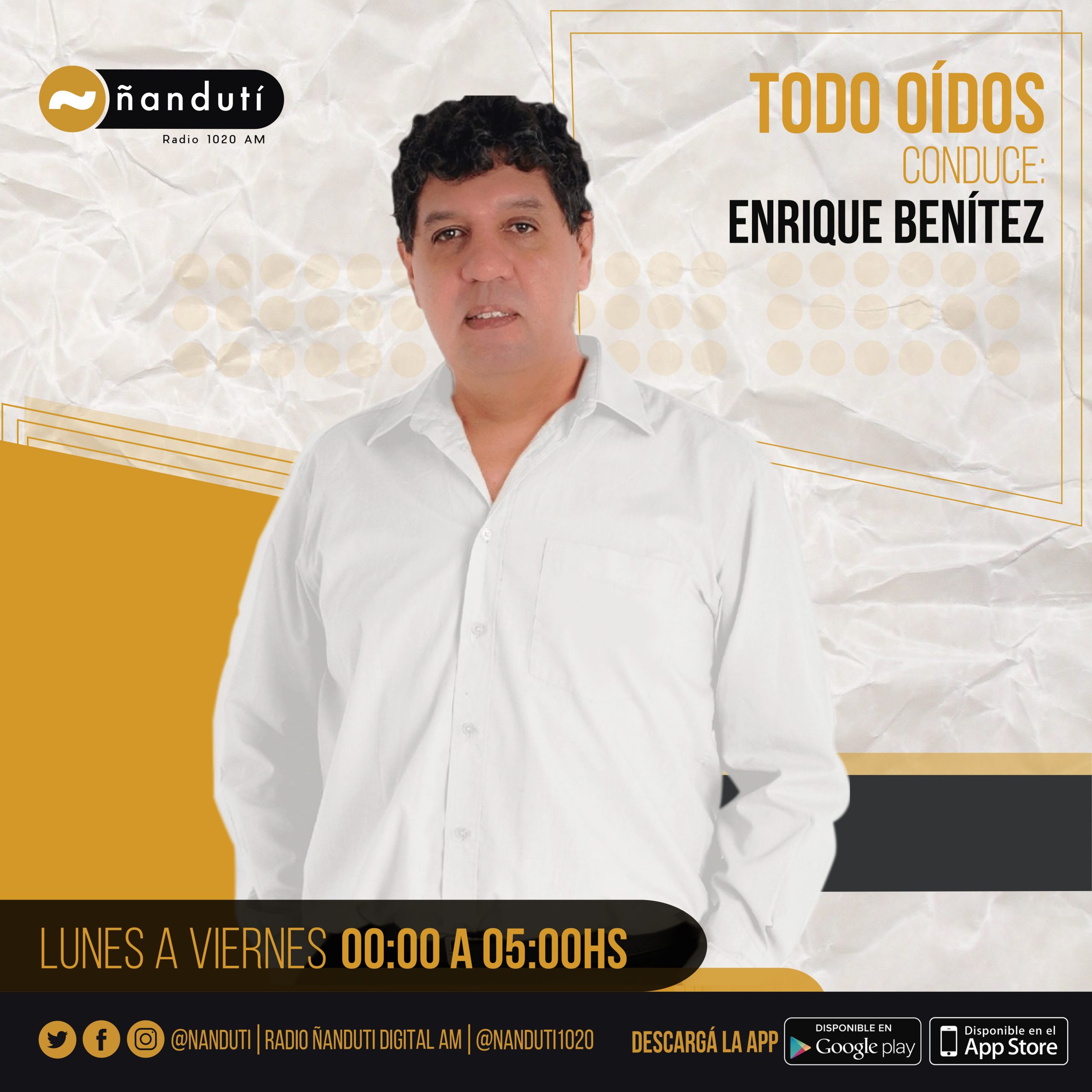 Todo Oídos con Enrique Benítez