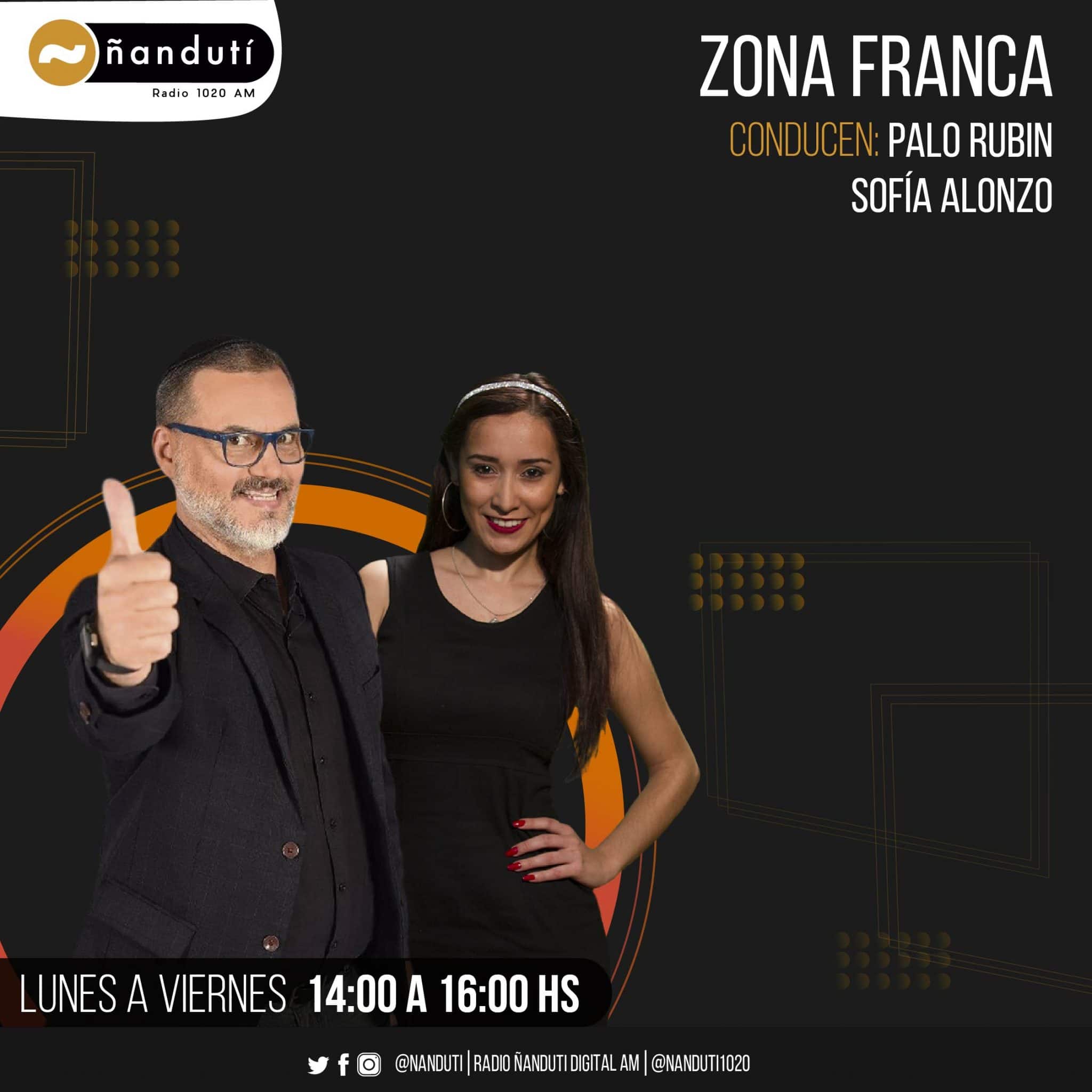 Zona Franca con Palo Rubin y Sofía Alonzo