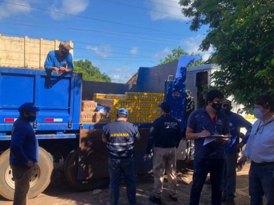 Incautan productos presuntamente de contrabando tras allanamiento en Quiindy