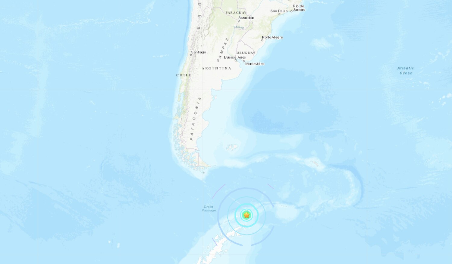 Un terremoto sacude el sur de Chile