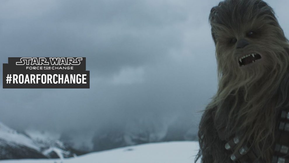 Chewbacca te desafía a “Rugir por el cambio”