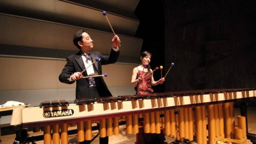 Marimba Dúo Wings y la Orquesta Sinfónica Nacional en concierto en el CPJ
