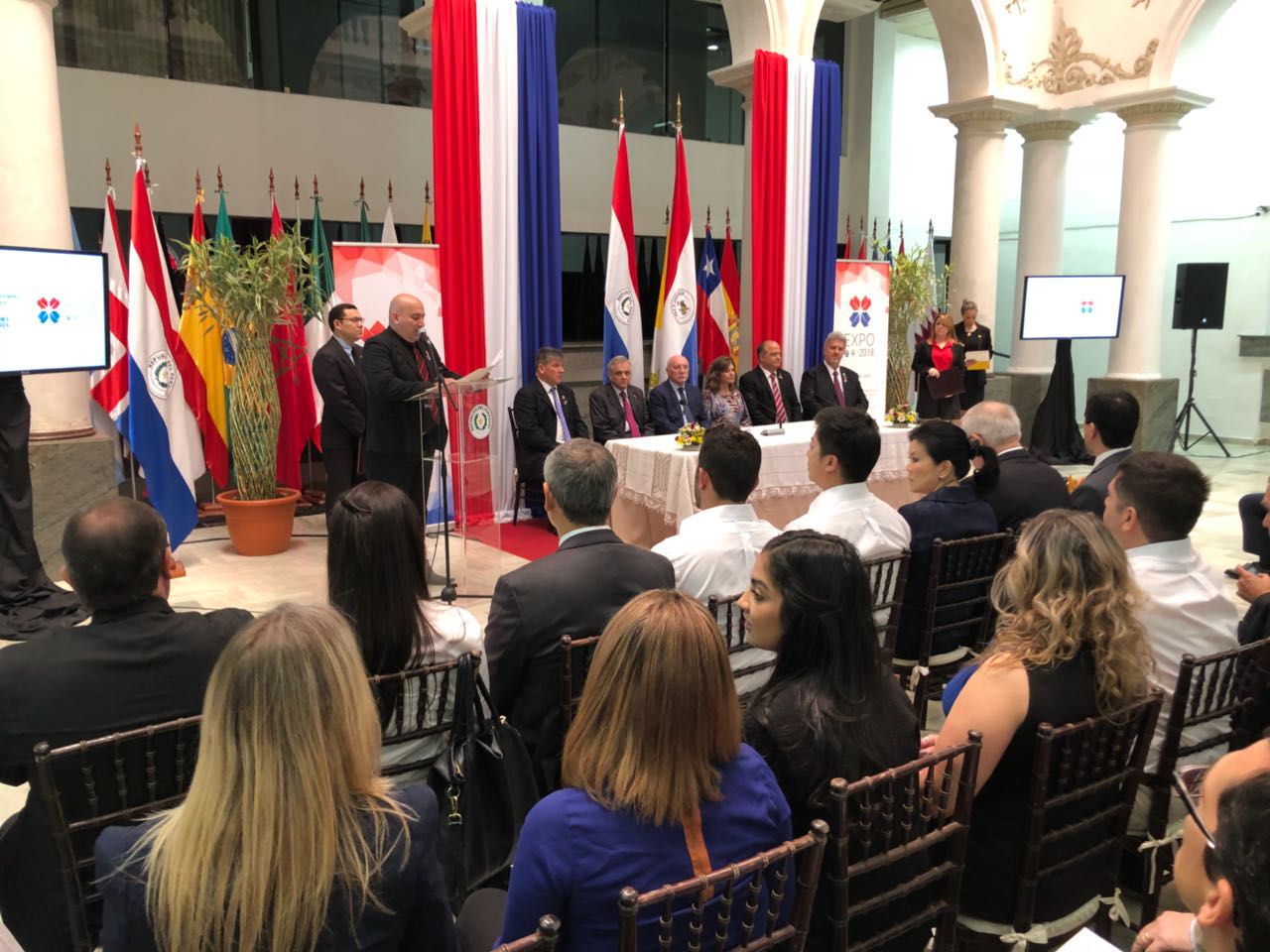 La Expo se presentó en la Cancillería ante el Cuerpo Diplomático