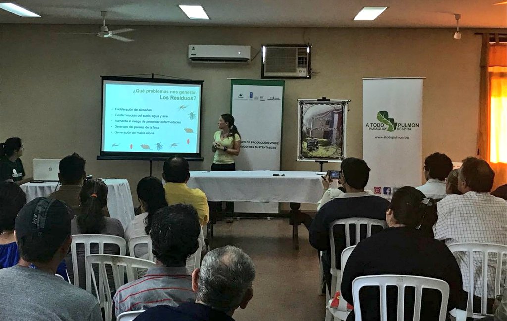 ATP realiza talleres de arborización urbana y manejo de residuos en finca