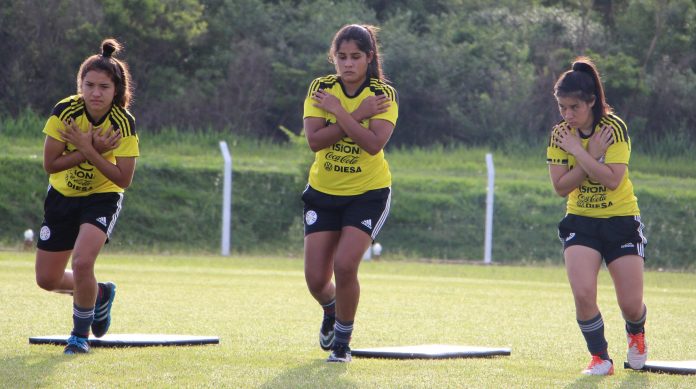 Paraguay afina preparación antes de debut con Colombia en el Sudamericano sub20