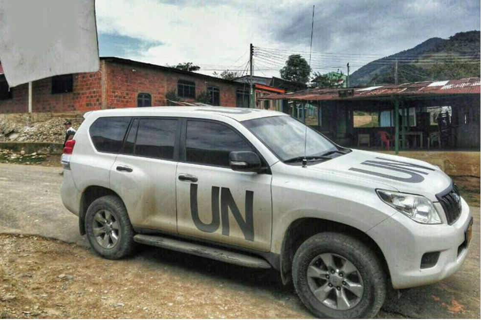 En Colombia muere un niño al ser atropellado por un vehículo de la ONU