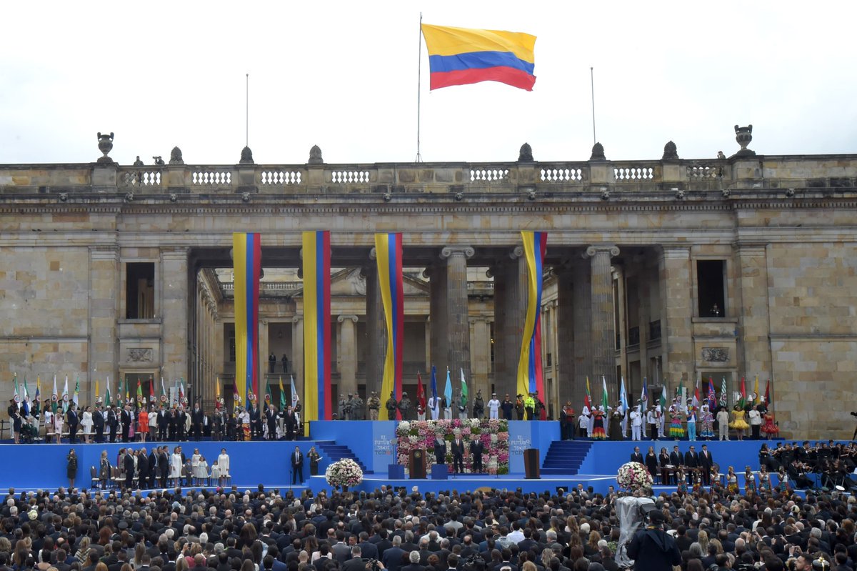 Iván Duque jura como nuevo presidente de Colombia