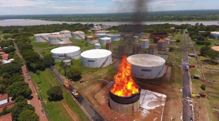 Incendio en Petropar: Familias afectadas volvieron a sus casas, confirma intendente