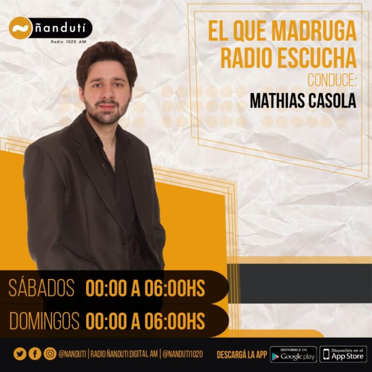 Al que Madruga, Radio Escucha con Mathias Casola