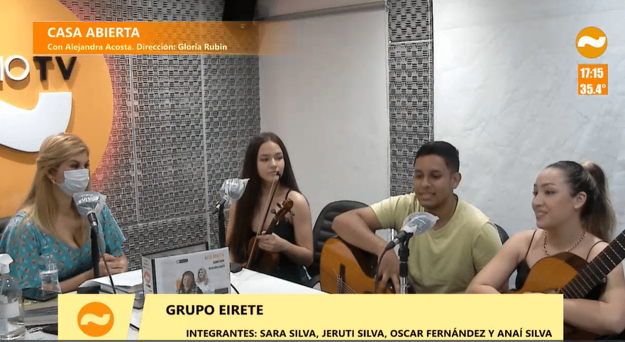 Grupo Eirete y su melodiosa versión de «Ne Rendápe Aju»