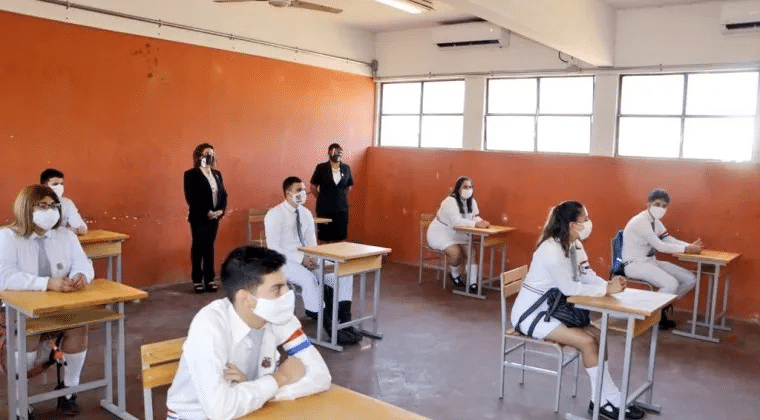 El MEC recomienda el uso del tapabocas aunque ya no sea obligatorio