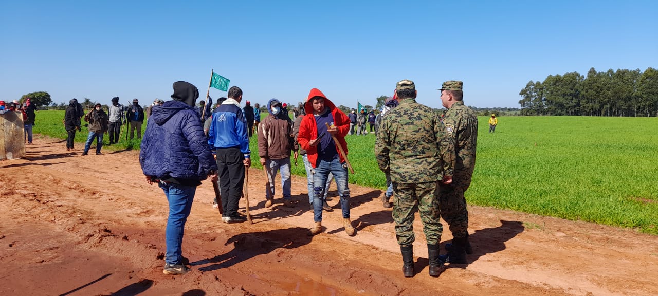 Cuestionan que se haya pospuesto el desalojo a una propiedad privada en Caaguazú