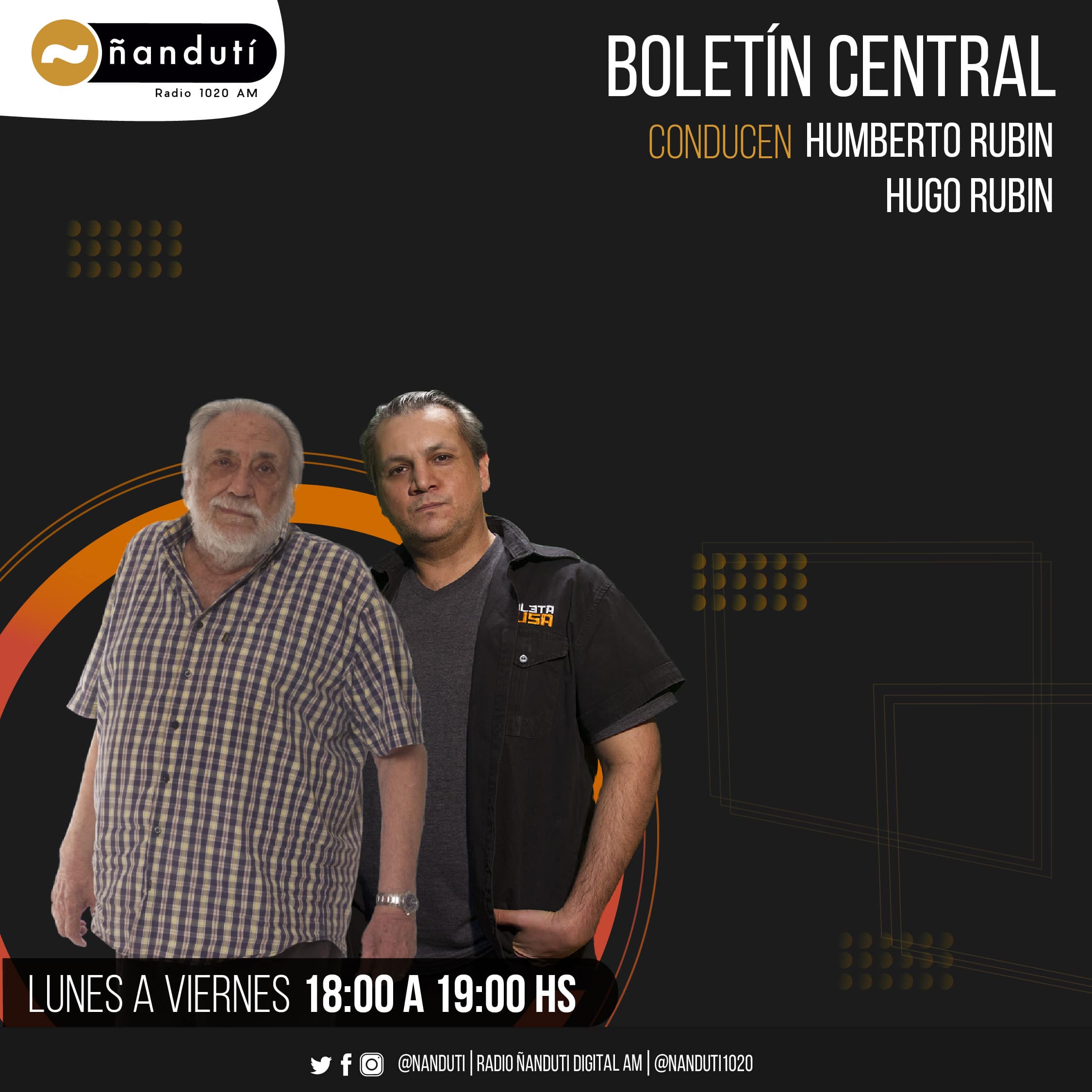 Boletín Central con Humberto Rubin