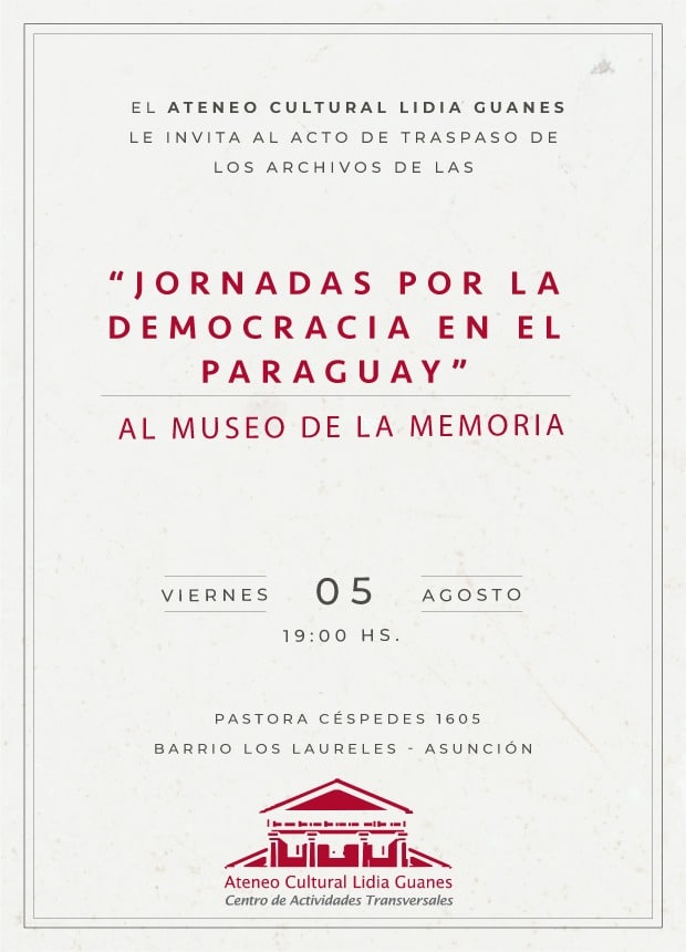 Archivos de «Jornadas por la Democracia» serán entregados al Museo de la Memoria para exhibición