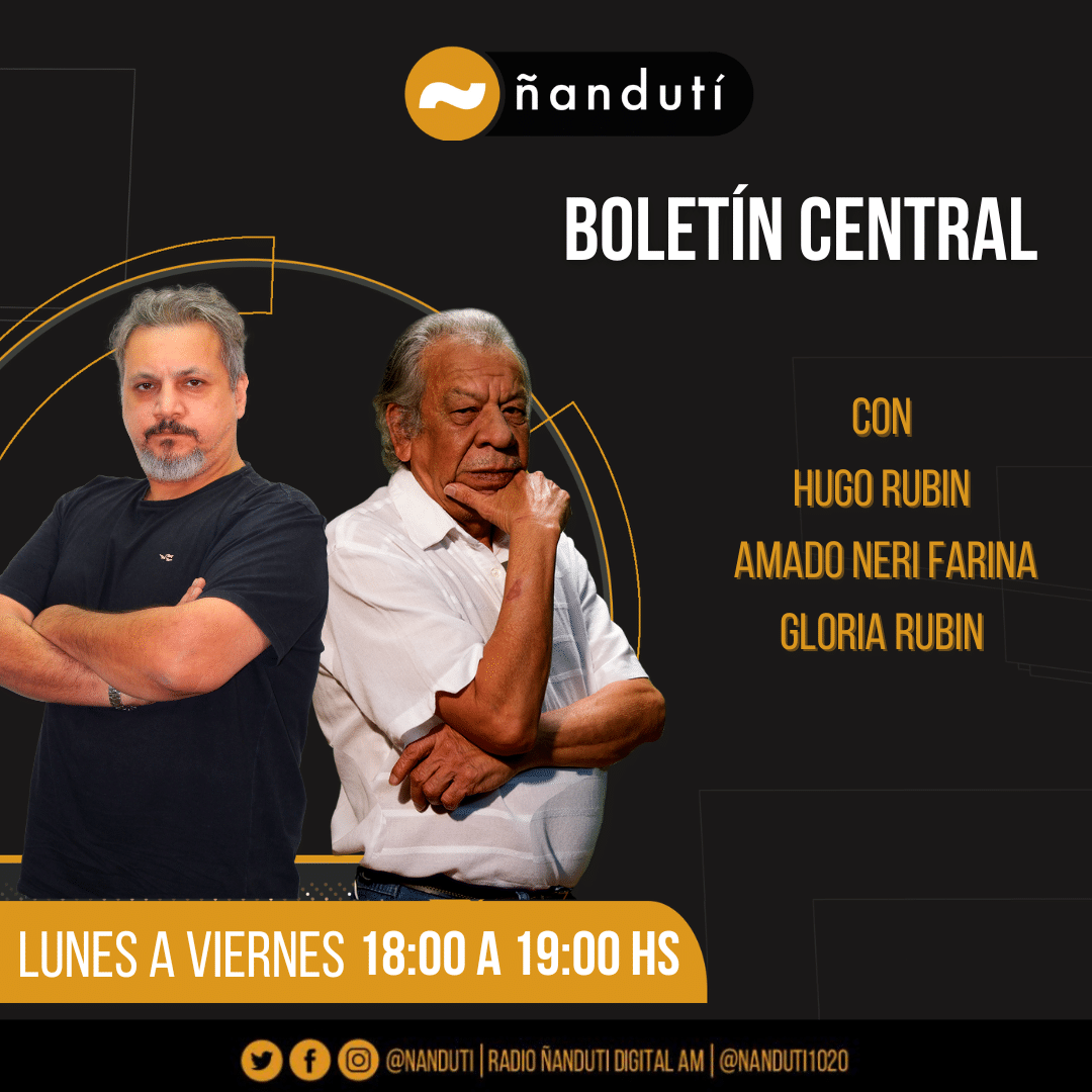 Boletín Central con Hugo Rubin, Amado Farina y Gloria Rubin