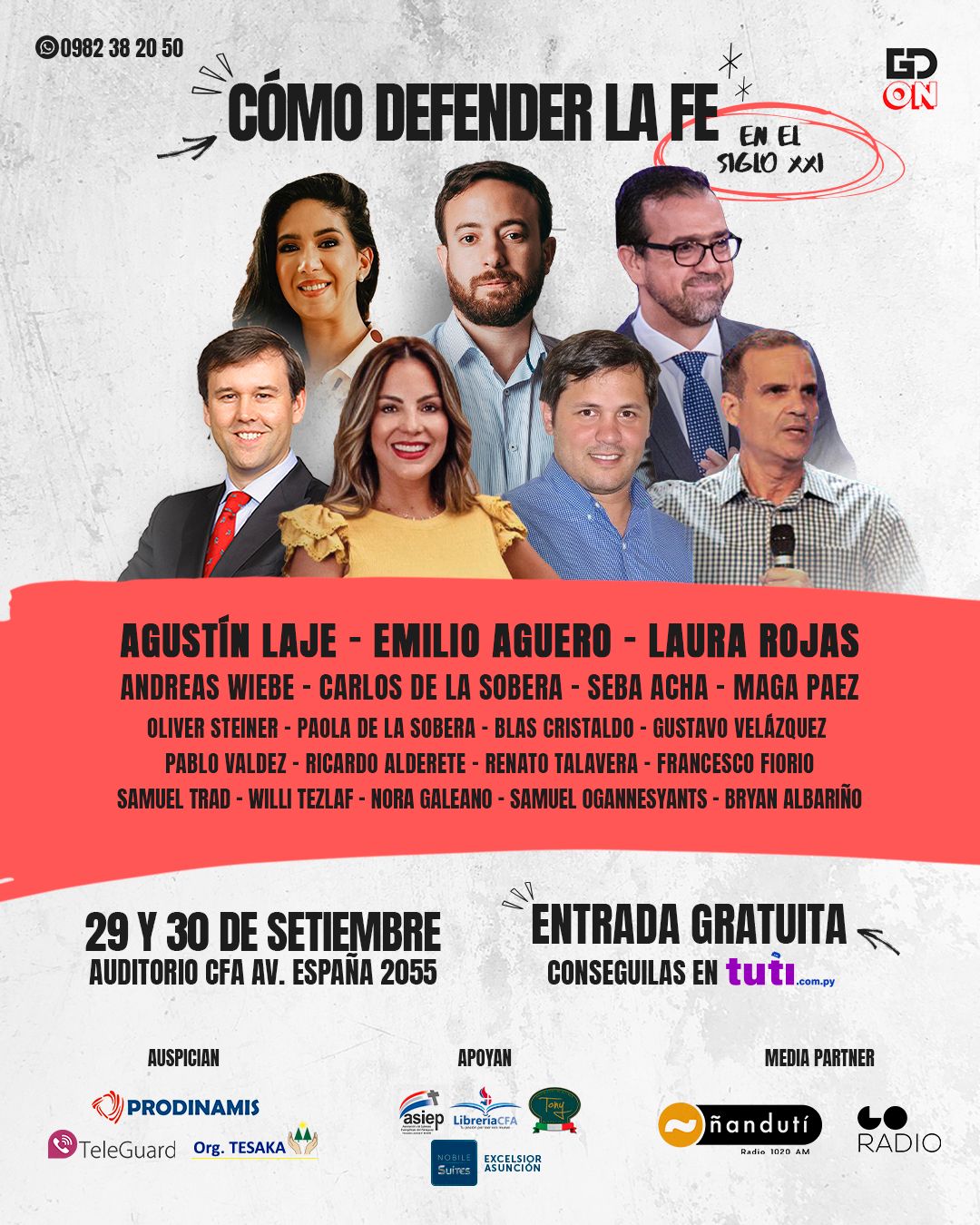 El conferencista Agustin Laje vuelve a Paraguay