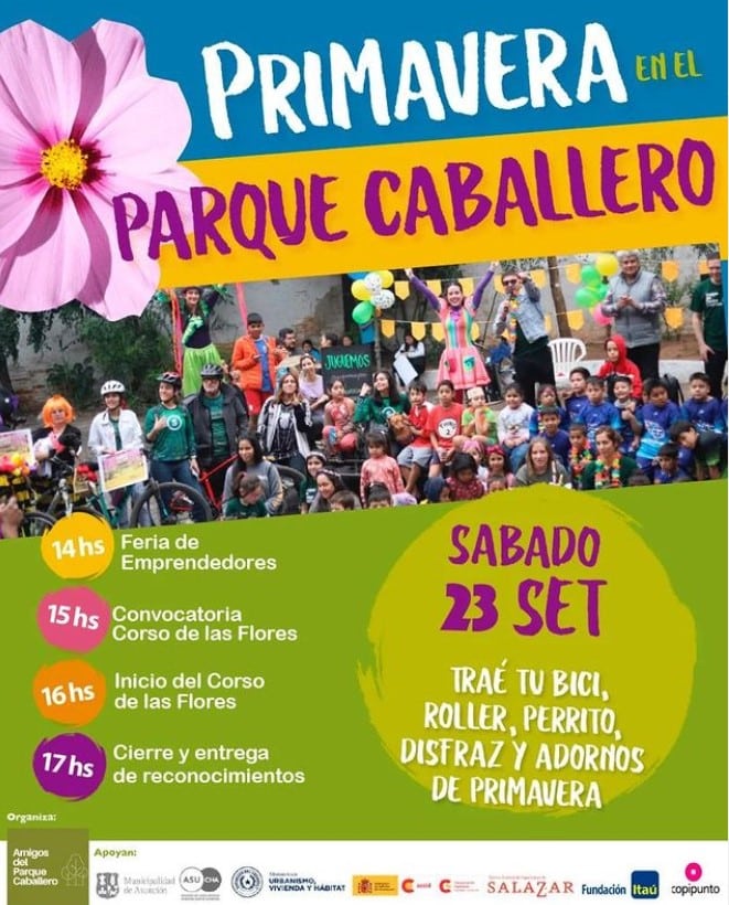 ¡Vuelve la primavera al Parque Caballero! Reviviendo el tradicional Corso de las Flores