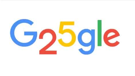 Google celebra 25 años de creación con doodle interactivo