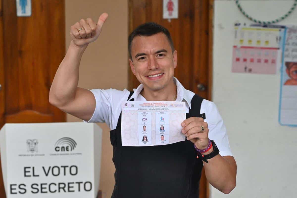 El presidente más joven en la historia de Ecuador: Daniel Noboa