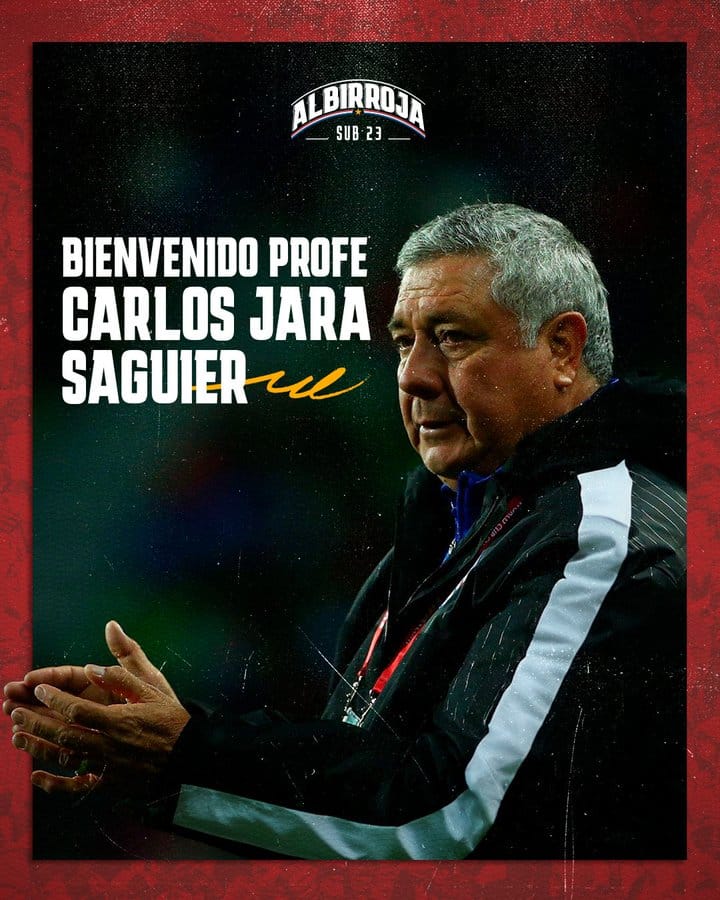 Carlos Jara Saguier es el nuevo DT de la Albirroja Sub 23