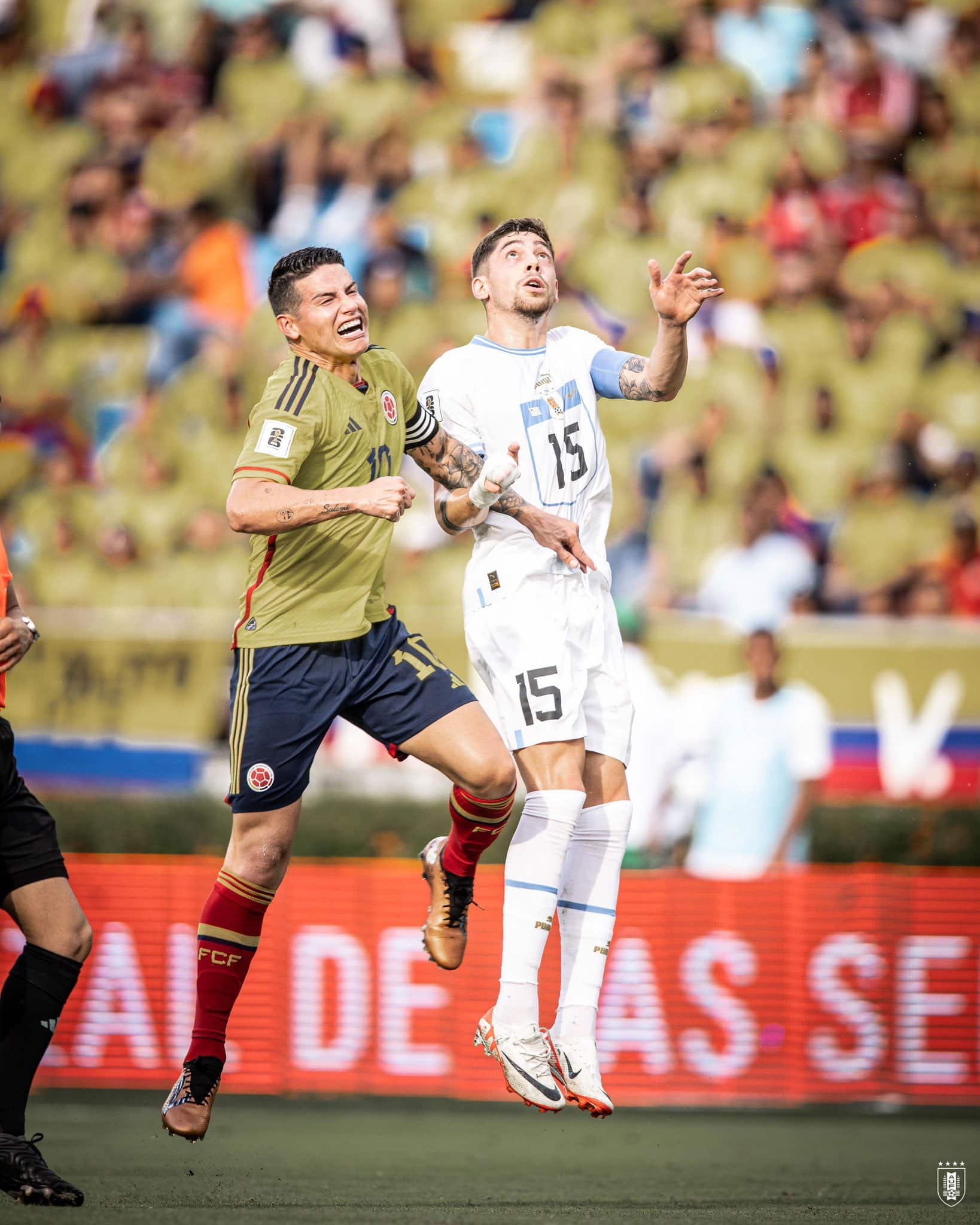 Colombia y Uruguay empatan 2 – 2