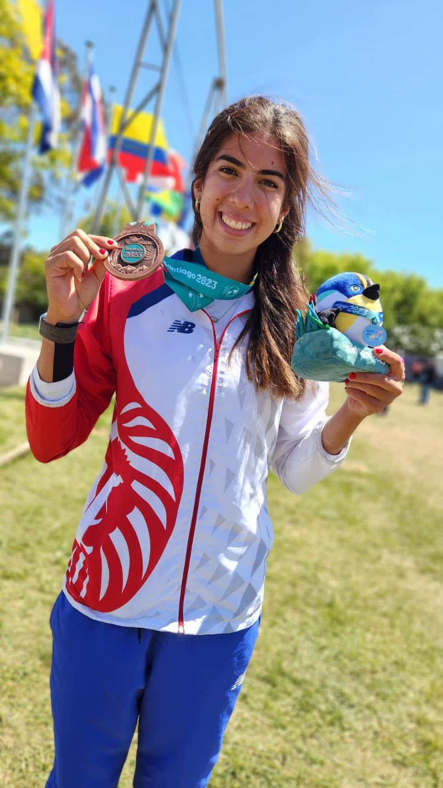 Nicole Martínez se alzó con la segunda medalla para el Team Paraguay en los Panamericanos 2023