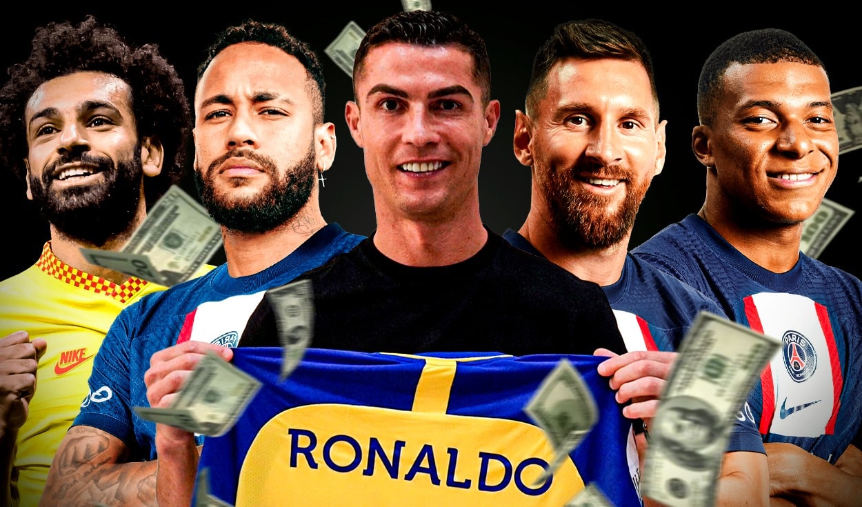 Los futbolistas mejor pagados del mundo en 2023