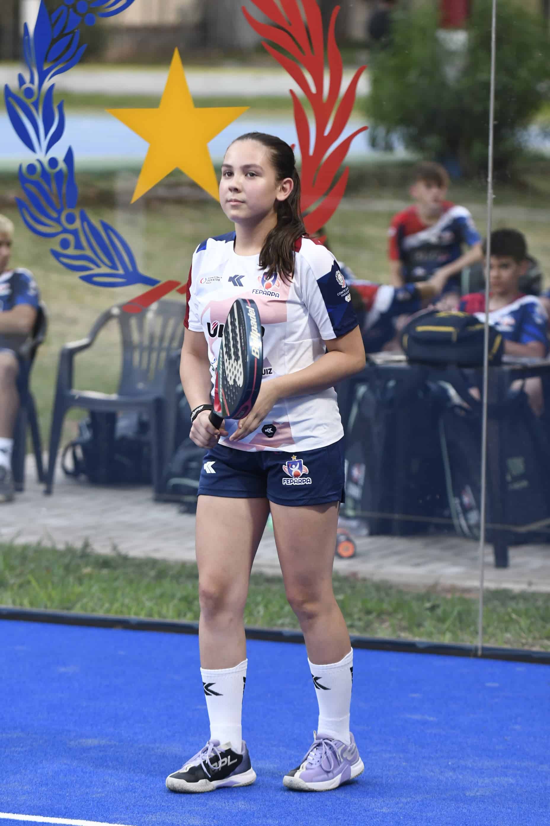 Mundial de Pádel Junior: Sophie Guerreño representa a Paraguay con tan solo 12 años