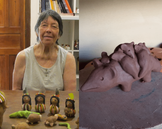 ¡Innovador! Artesana incluye al mykurê como parte del pesebre