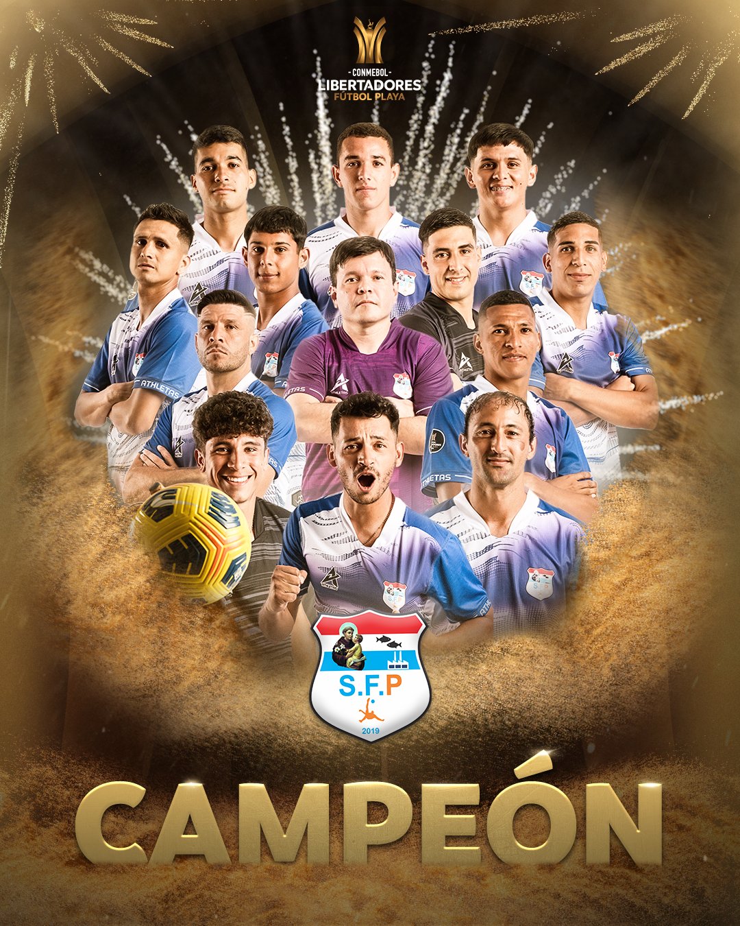Libertadores Fútbol Playa: San Antonio campeón en la primera presentación de su historia