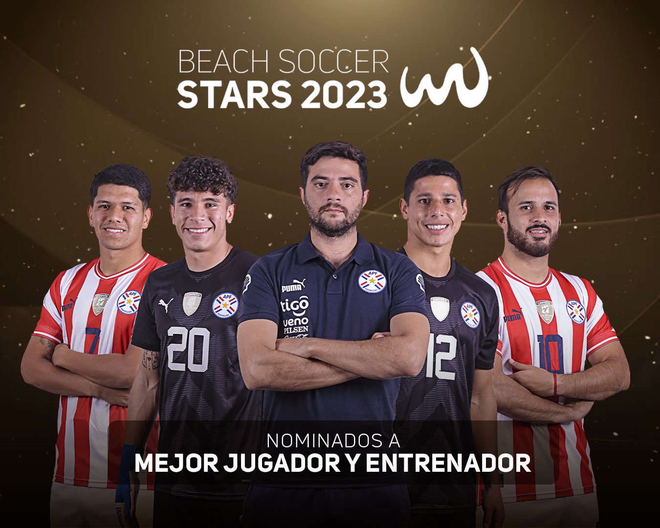 Paraguayos que brillan en el fútbol de playa participarán de un prestigioso premio internacional
