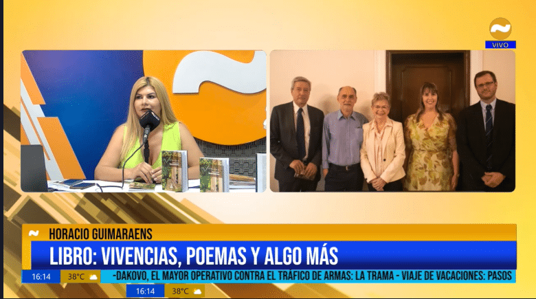 Horacio Guimaraens presentó sus «Vivencias, poemas y algo más»