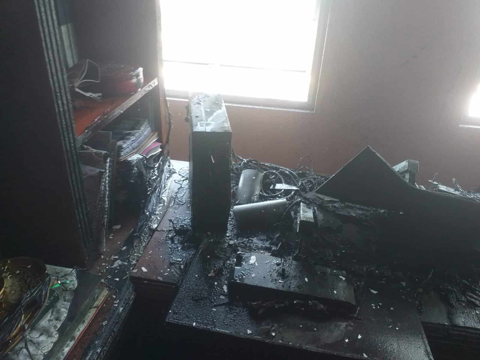 Susto en el Palacio de Justicia: principio de incendio se registró en oficina de la ministra Llanes
