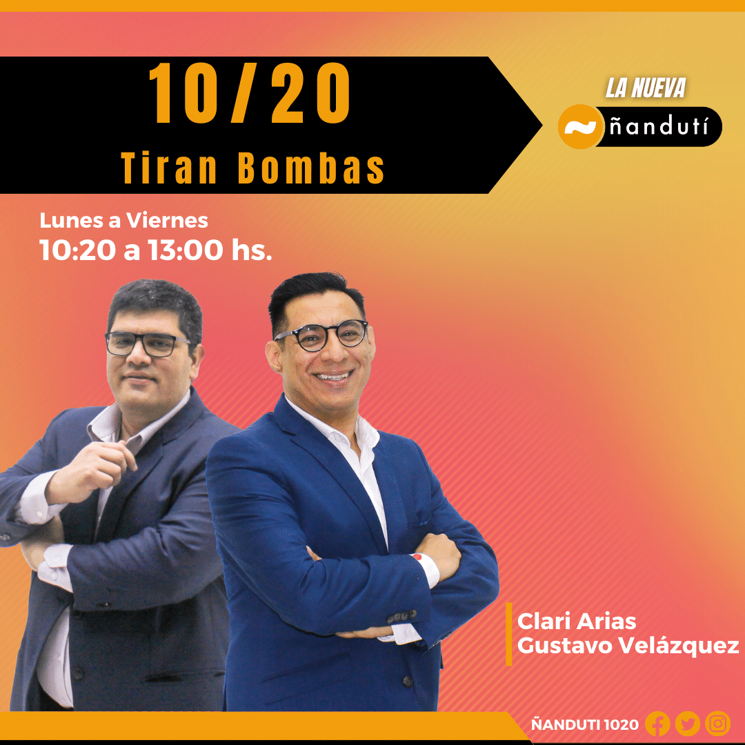 10/20 Tiran Bombas con Gustavo Velázquez y Clari Arias