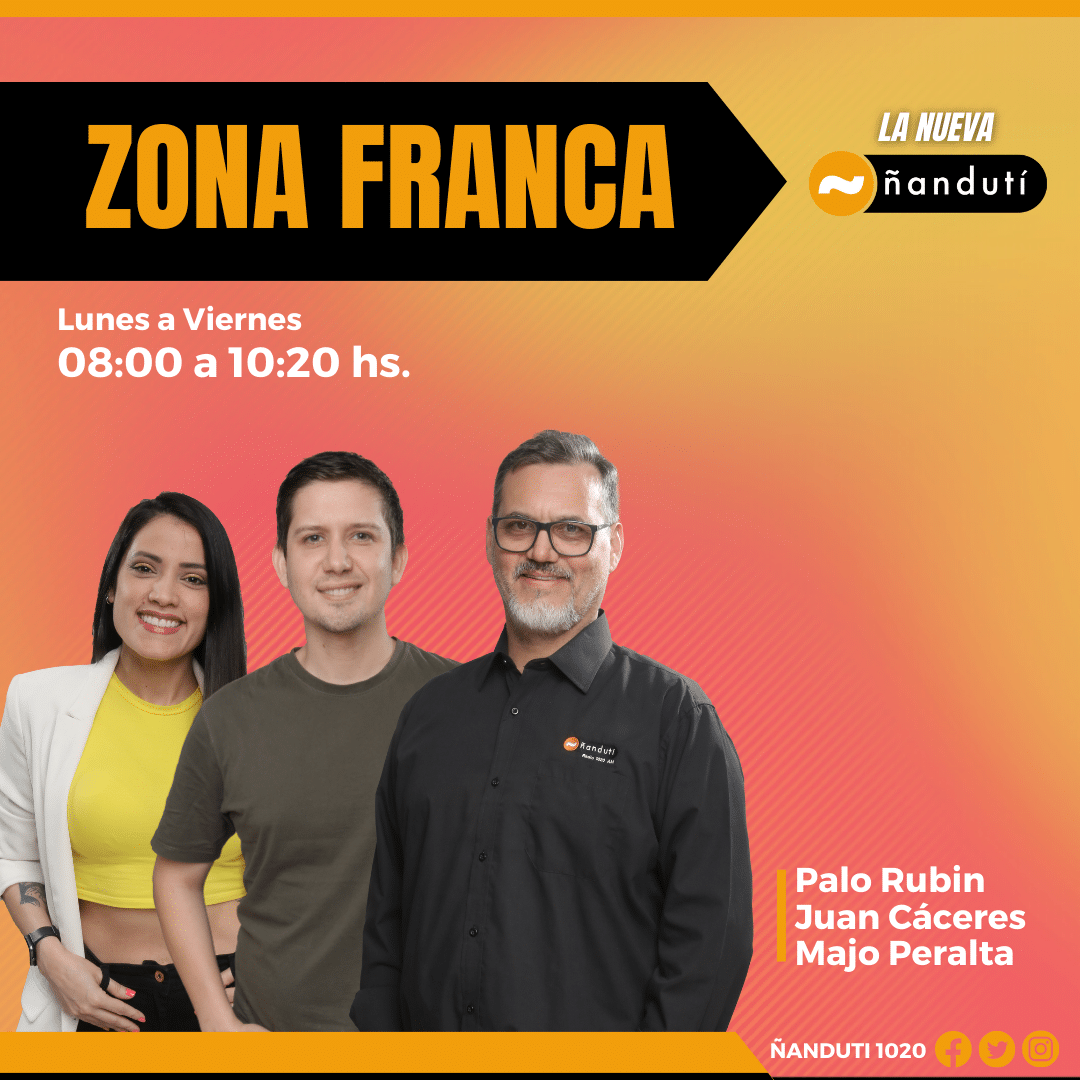 Zona Franca con Palo Rubin, Juan Cáceres Troche y Majo Peralta