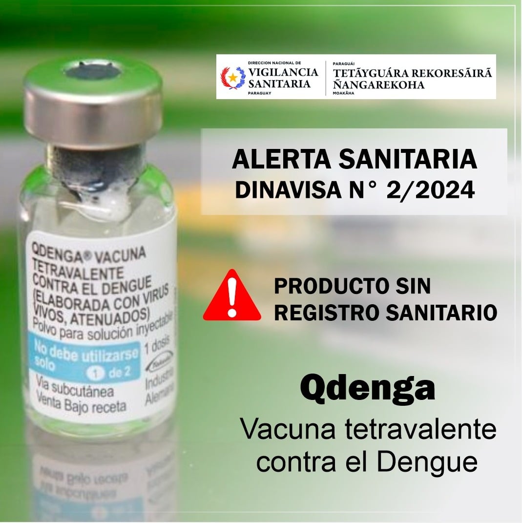 Dinavisa denuncia ante Fiscalía venta irregular de vacuna contra dengue