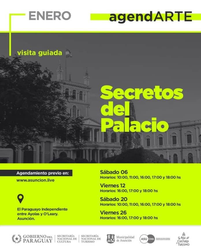 Secretaría de Cultura invita a visita guiada al Palacio de López