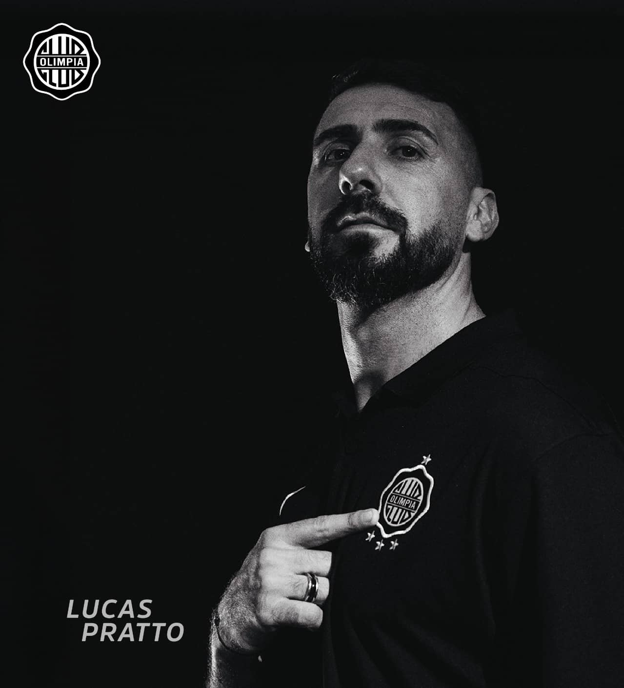 El «Oso» ya está en el «Bosque»: Olimpia da la bienvenida oficial a Lucas Pratto