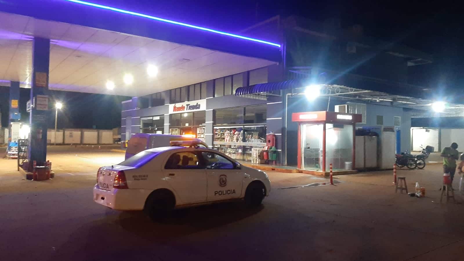 Malvivientes intentan sin éxito arrancar un cajero automático en Minga Guazú